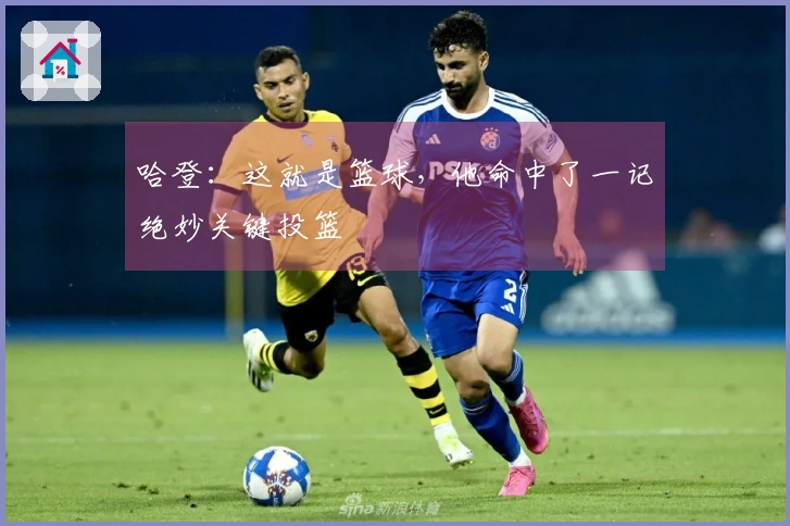 哈登：这就是篮球，他命中了一记绝妙关键投篮